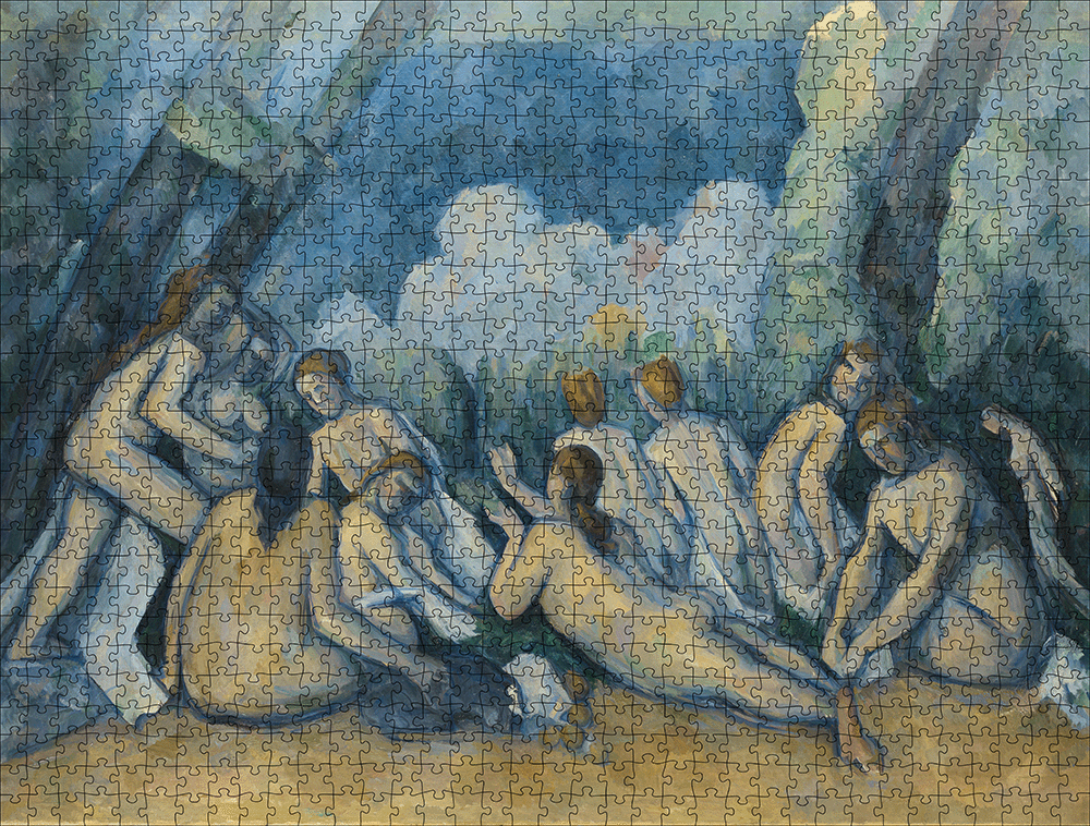 Bathers (Les Grandes Baigneuses) - National Gallery 1000 Piece Jigsaw Puzzle