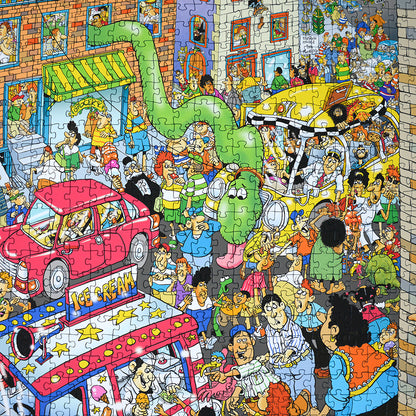 Traffic Jam - Len Epstein 1000 Piece Jigsaw Puzzle