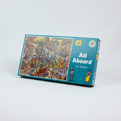 All Aboard - Len Epstein 1000 Piece Jigsaw Puzzle