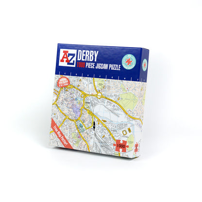 A to Z Map of  Derby 1000 Piece Jigsaw