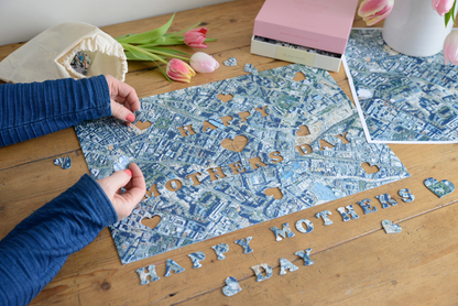 Hometown Mother's Day UK Map Jigsaw Puzzle