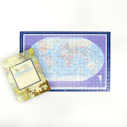 Personalised World Map Jigsaw Puzzle