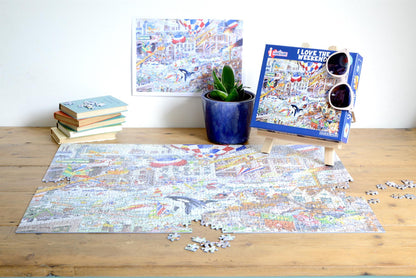 Mike Jupp I Love the Weekend 1000 Piece Jigsaw Puzzle