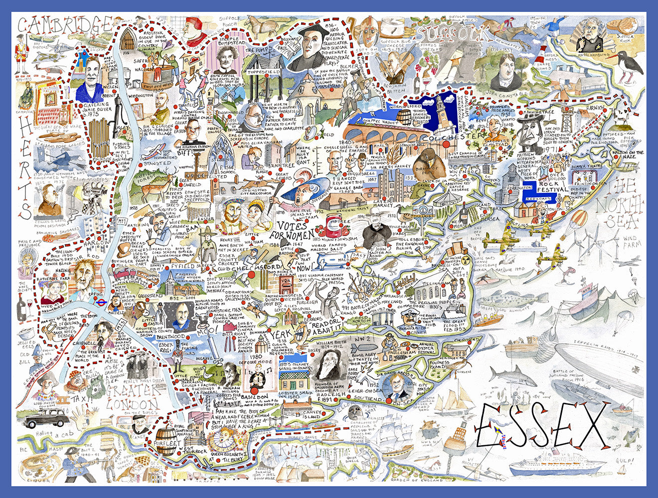 Essex - Tim Bulmer 1000 Piece Jigsaw Puzzle