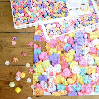 Candy Hearts  - Impuzzible No.10   - 1000 Piece Jigsaw Puzzle