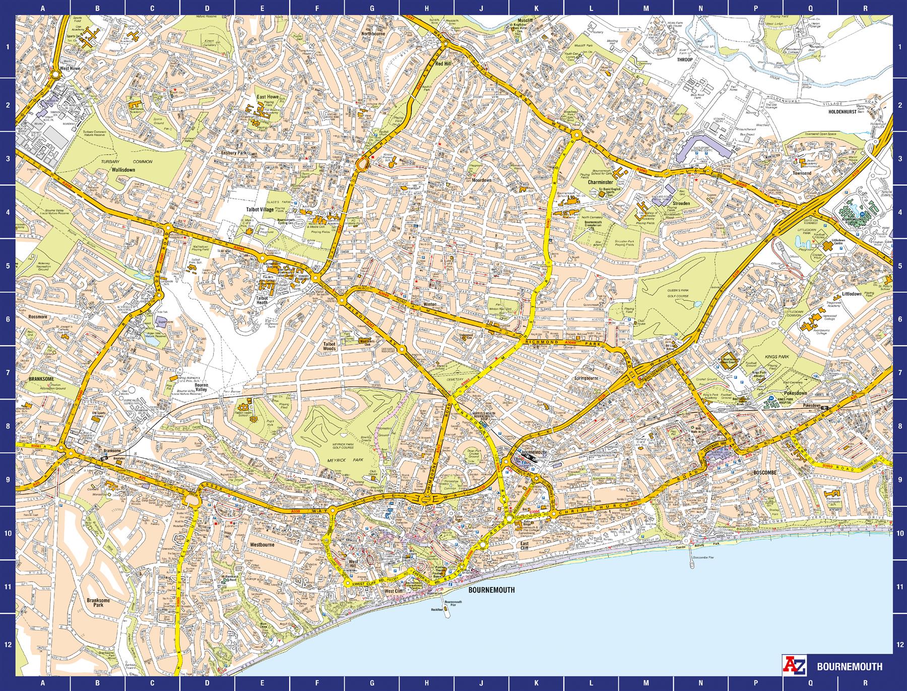 A To Z Map Of Bournemouth 1000 Piece Jigsaw Butler And Hill UK   E4c71e36 980a 4f4c 87bd 1f8fc9d99bac 