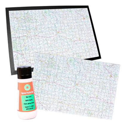 Hometown Framed Map Jigsaw Bundle - The Ultimate Map Gift!