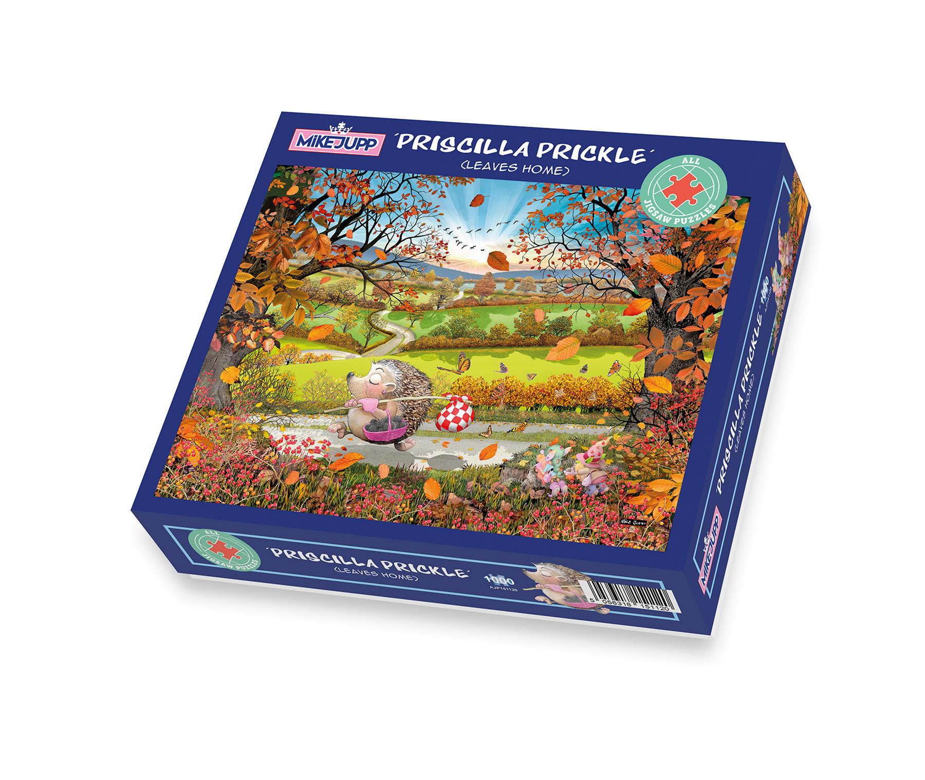 Priscilla Prickle is a charming 1000-piece jigsaw puzzle from mind of Mike Jupp.